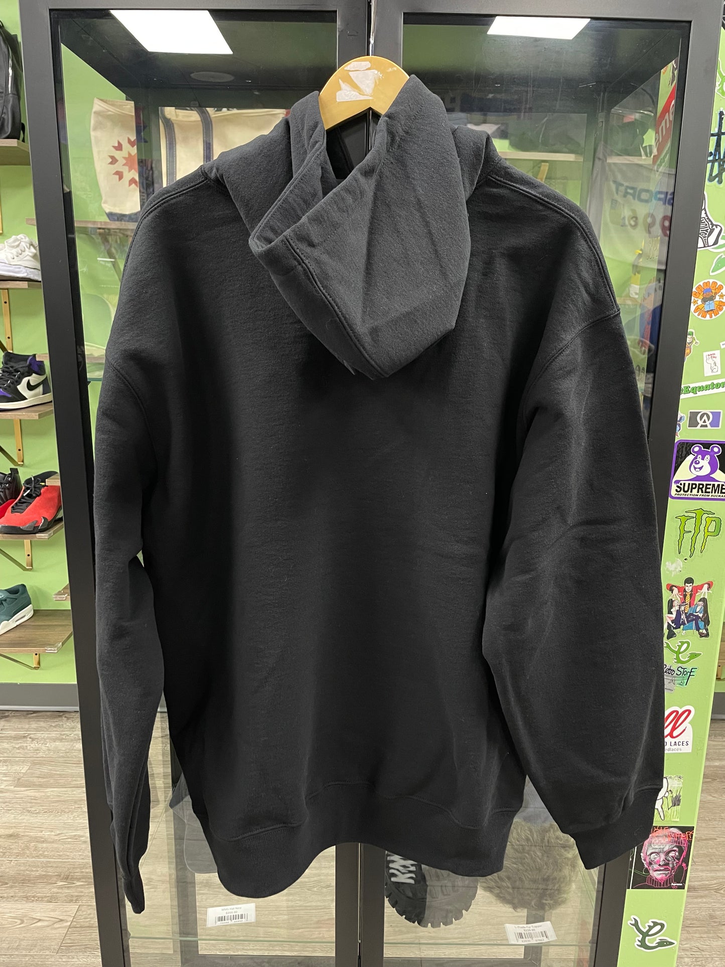 Supreme Classic Logo NY Hoodie black XL New