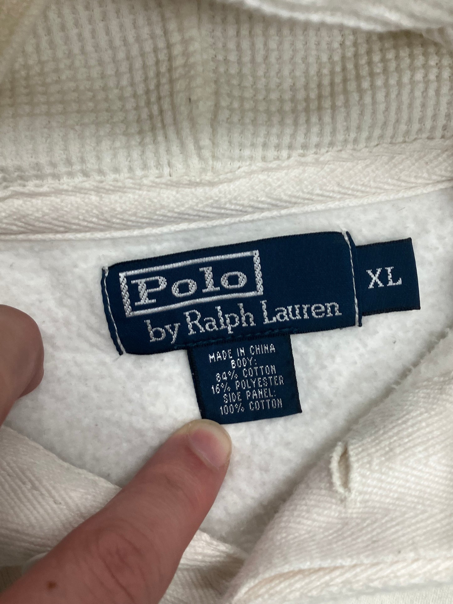 Polo Button Hoodie Size XL