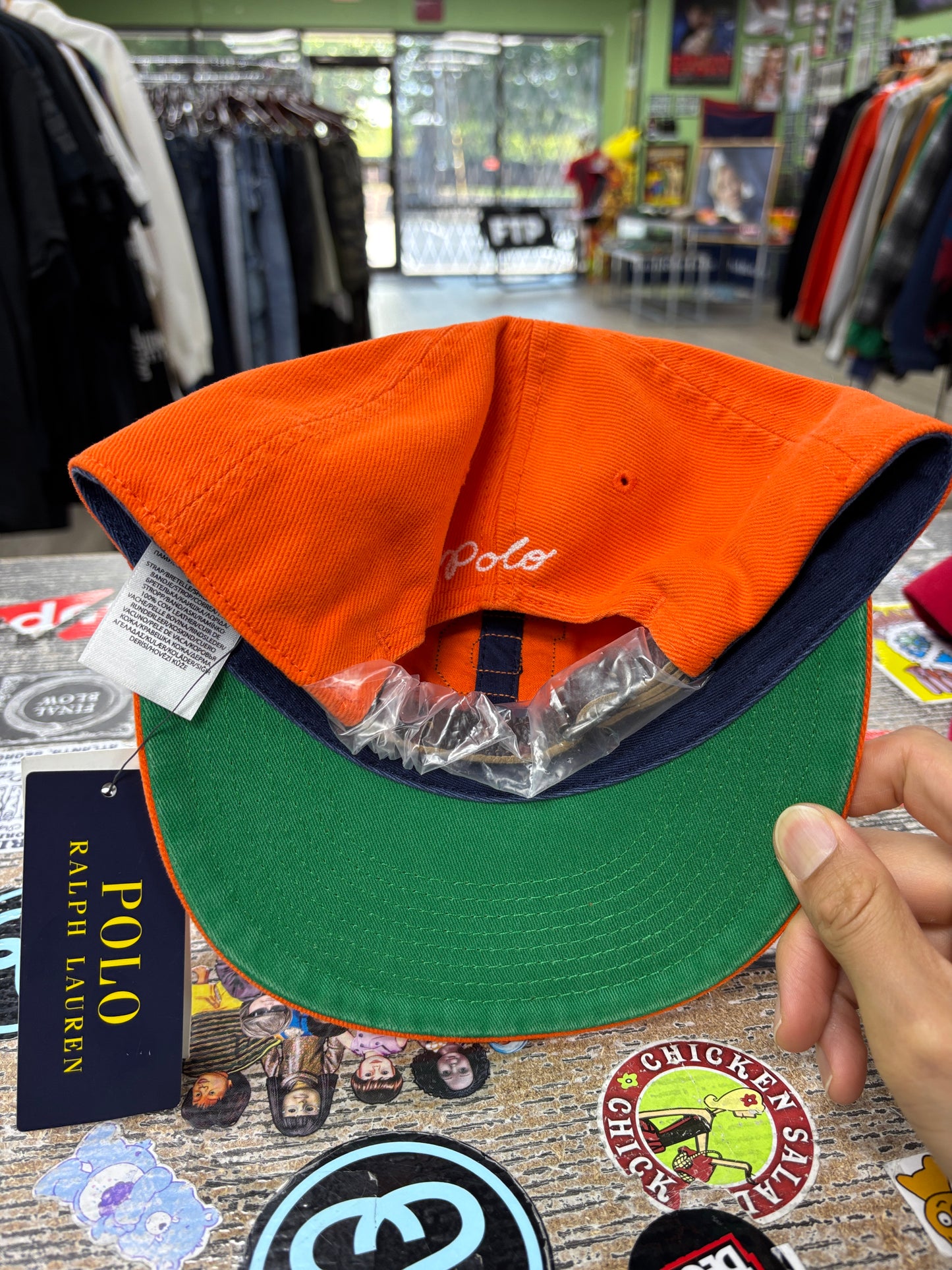 Polo Ralph Lauren Orange P Logo hat