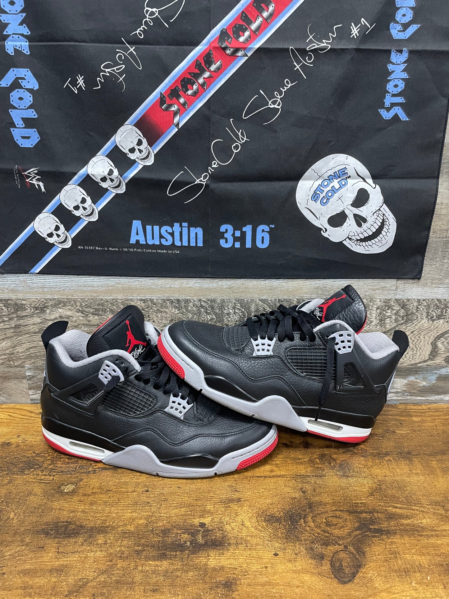 Air Jordan 4 Retro Bred Reimagined  9.5