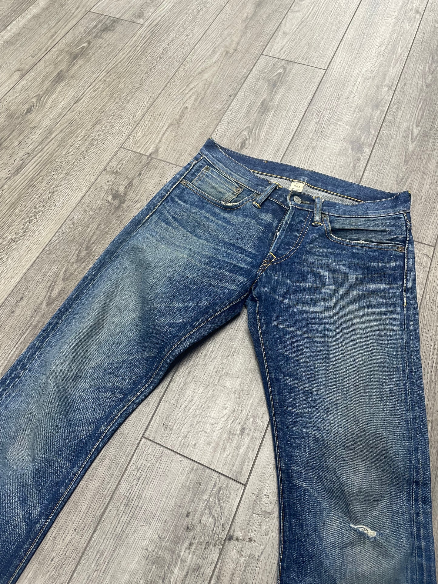 RRL Selvedge Denim Waist 28in