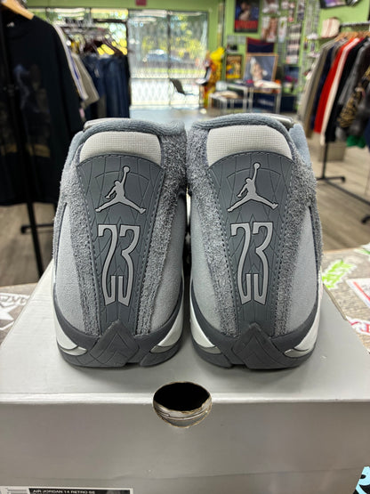 8.5 - Jordan 14 Flint Grey New