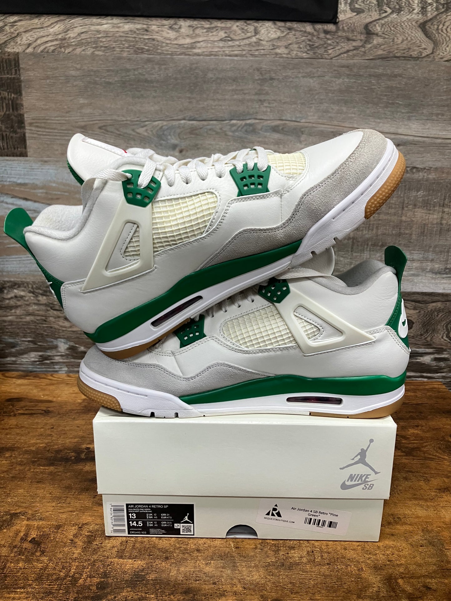 Jordan 4 SB Pine Green Size 13