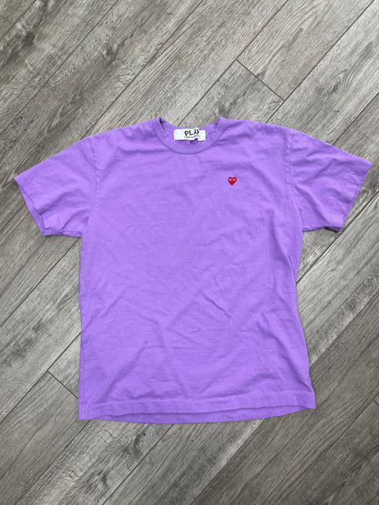 CDG Small Heart Crewneck T-Shirt XXL
