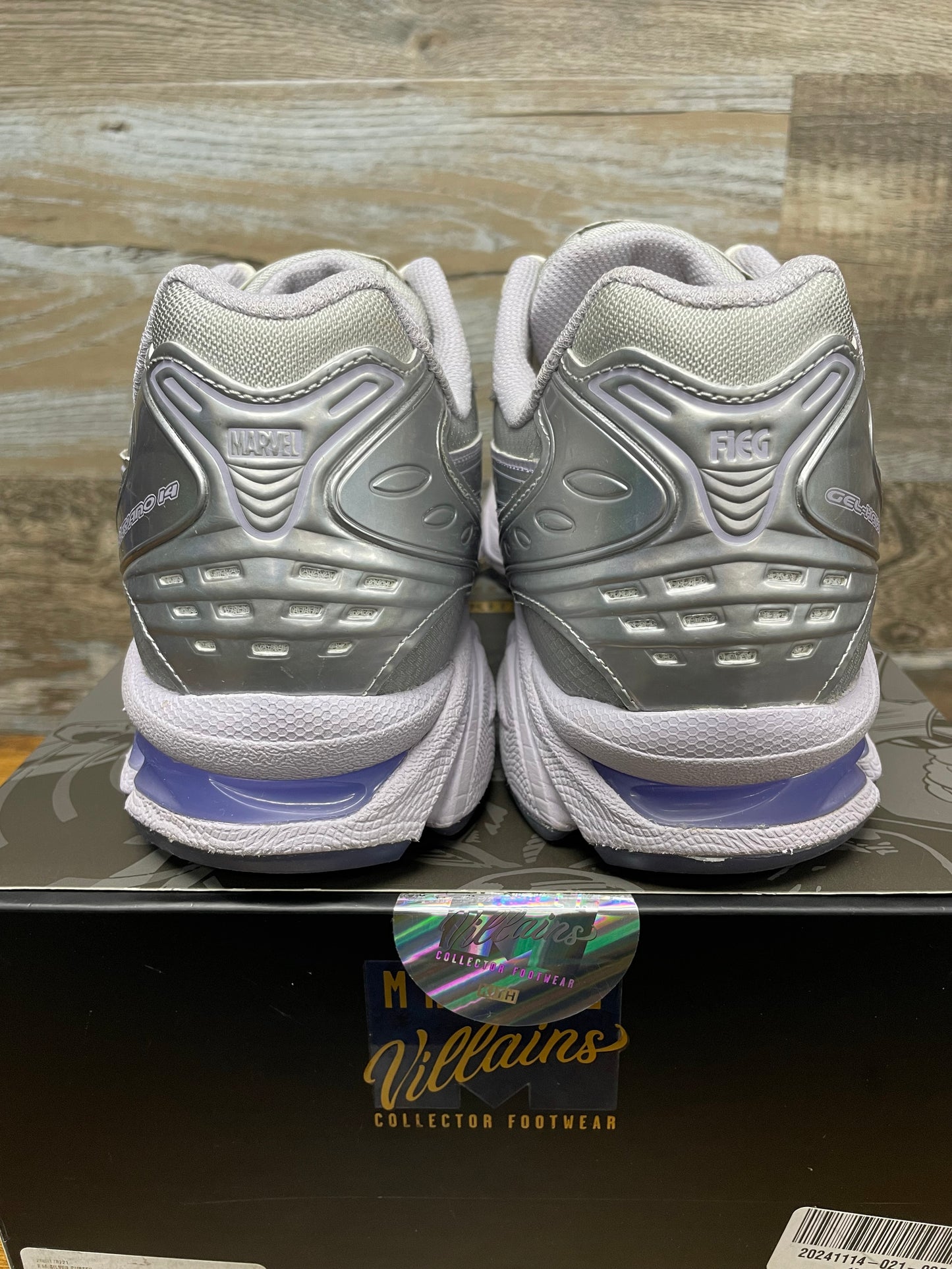 11 - ASICS Gel-Kayano 14 Kith Marvel Silver Surfer Used