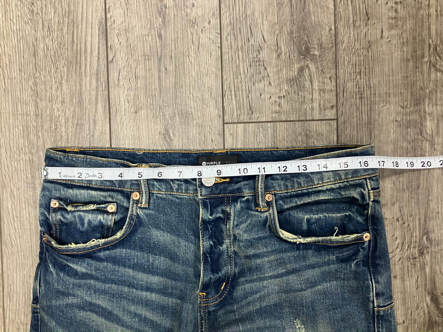 33- Purple Brand Dark Acid Wash Denim