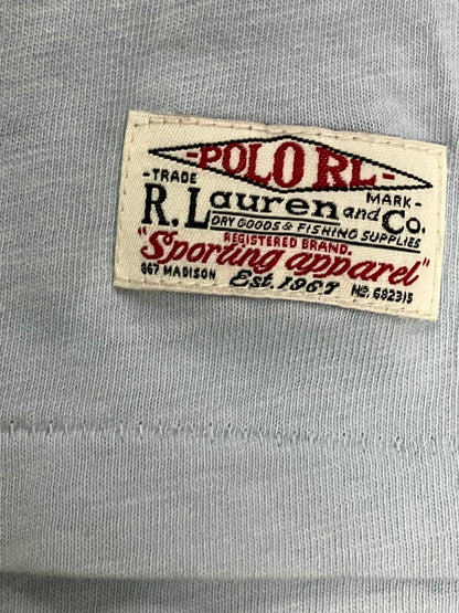 Polo baby blue football XXL