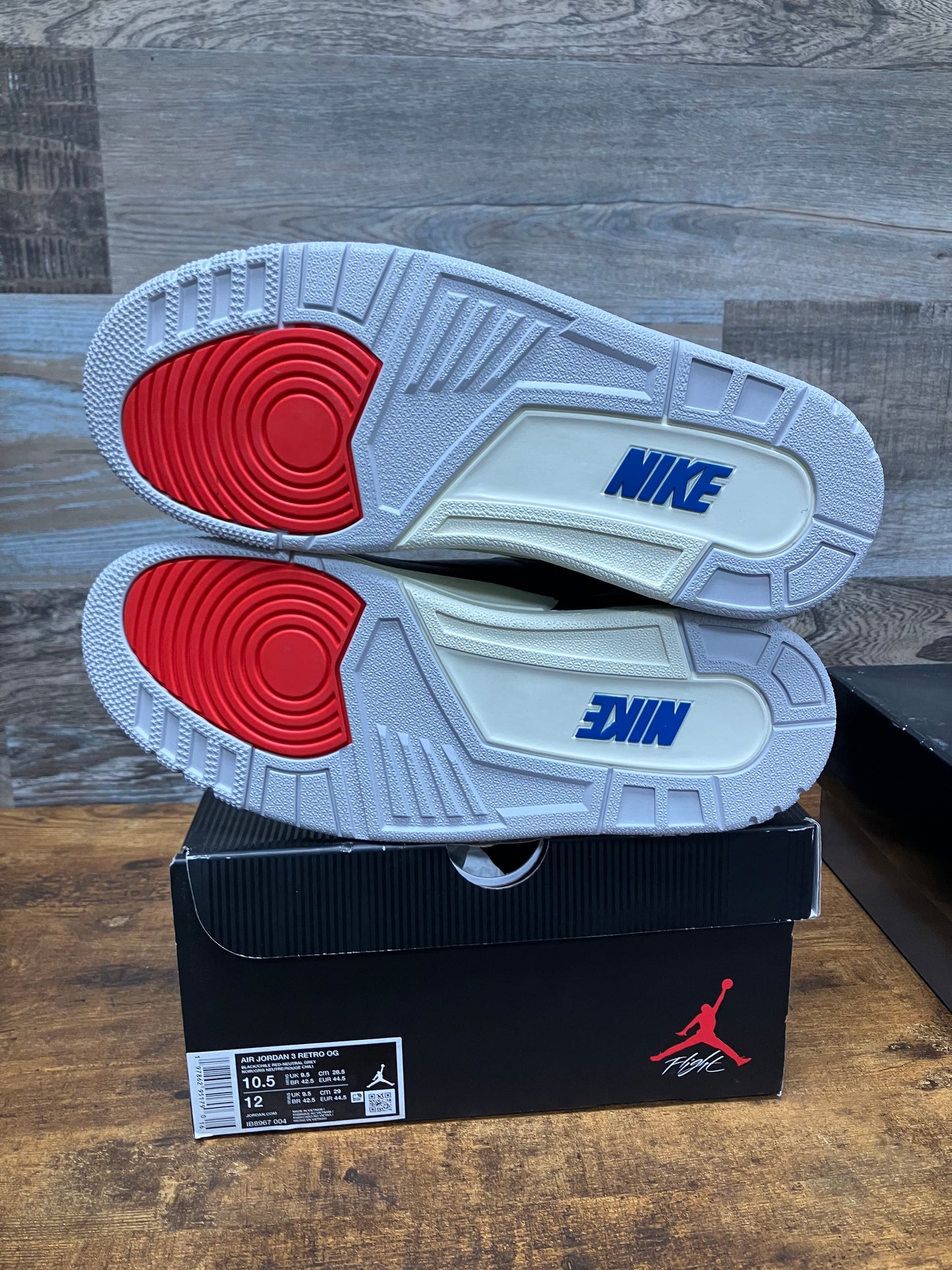 Jordan 3 Rare Air Size 10.5