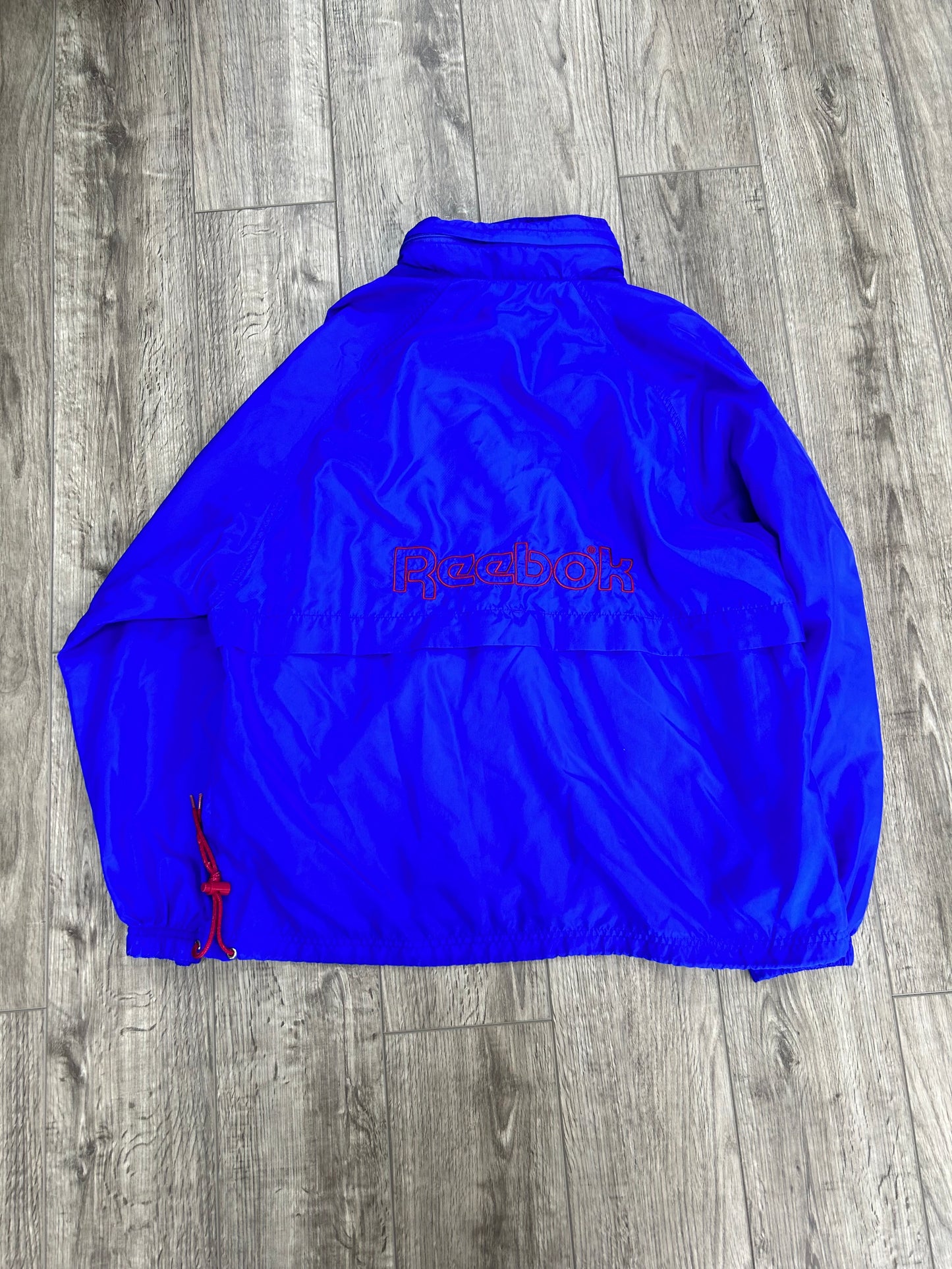 Reebok blue/red Windbreaker size L