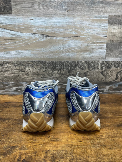 Bottega Veneta Gray & Blue Orbit Sneakers 46