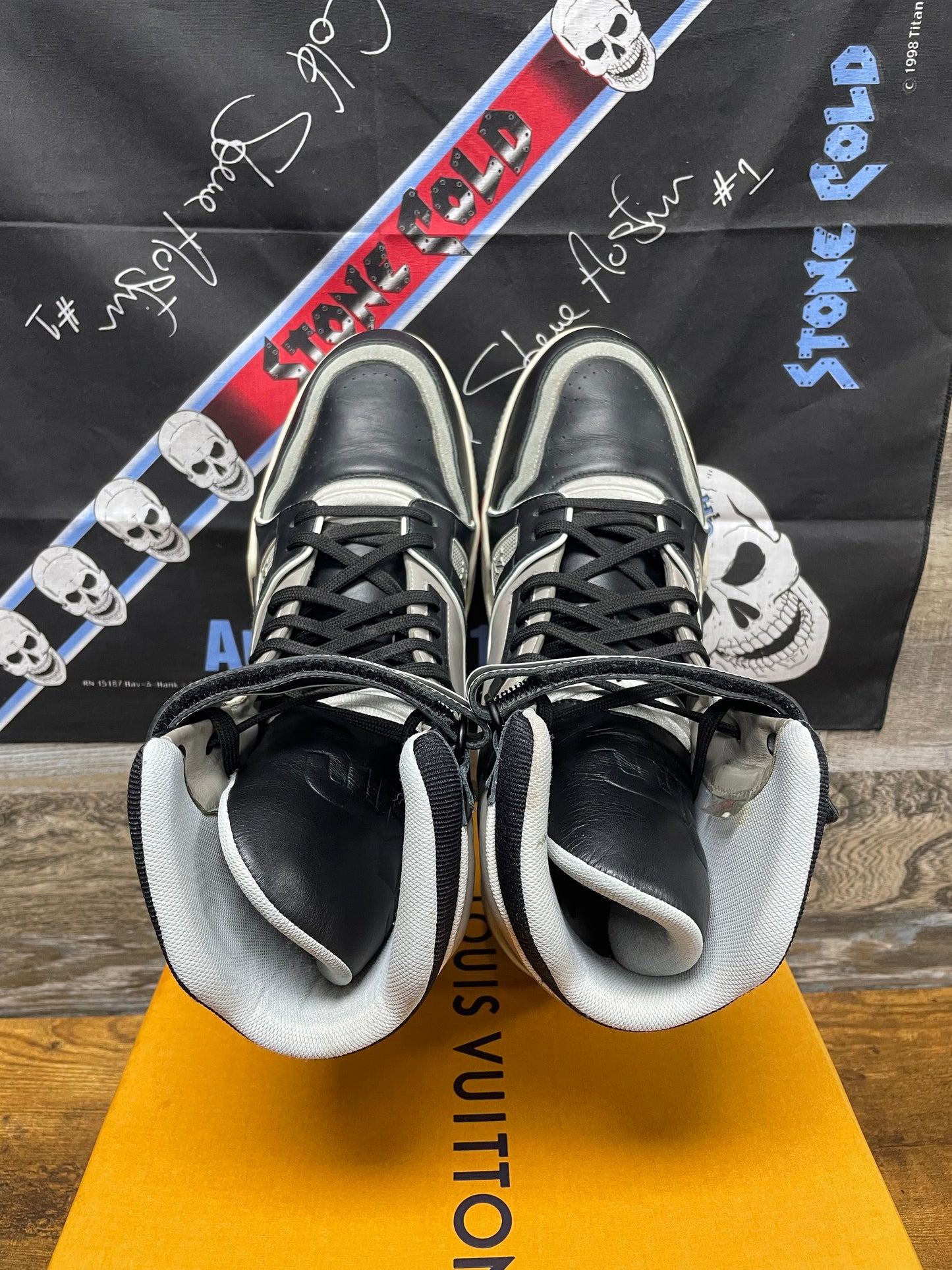 Louis Vuitton High Top Trainer Size 8.5
