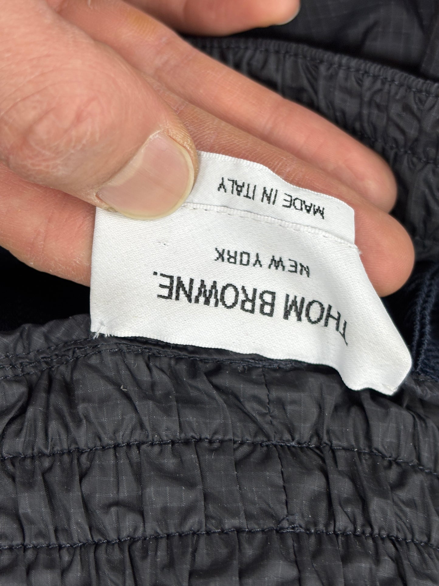 3- Thom Browne Ripstop Nylon Track Pants