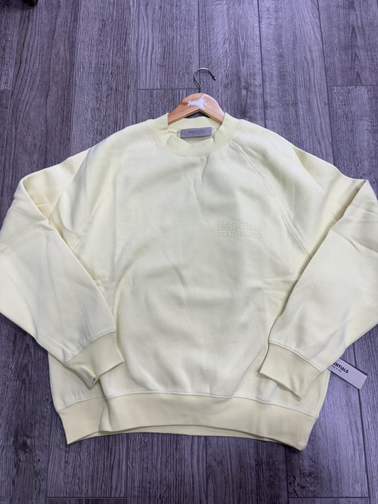 Fear of god essentials canary crewneck