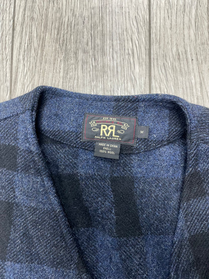 M - RRL Wool Buckleback vest
