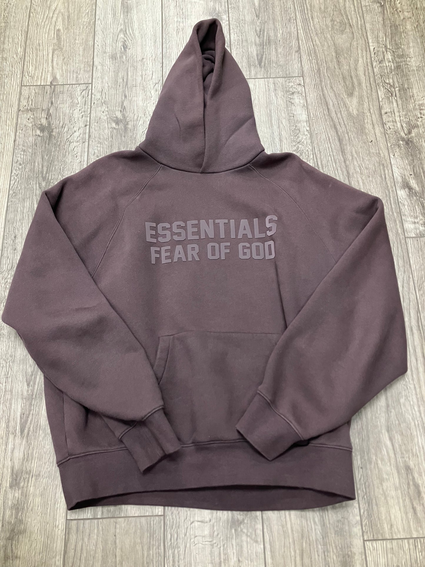 Essentials Fear of God Plum Hoodie Size Small