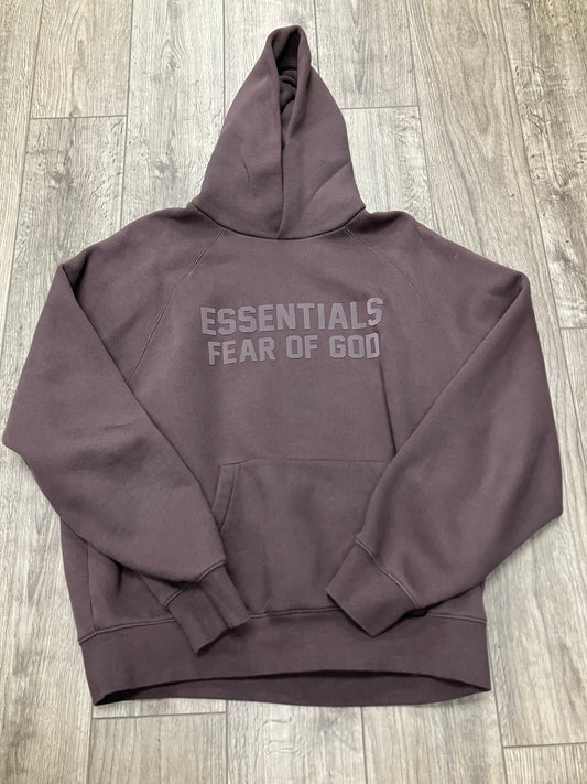 Essentials Fear of God Plum Hoodie Size Small