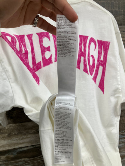 S - Balenciaga Paris Tropical T-Shirt