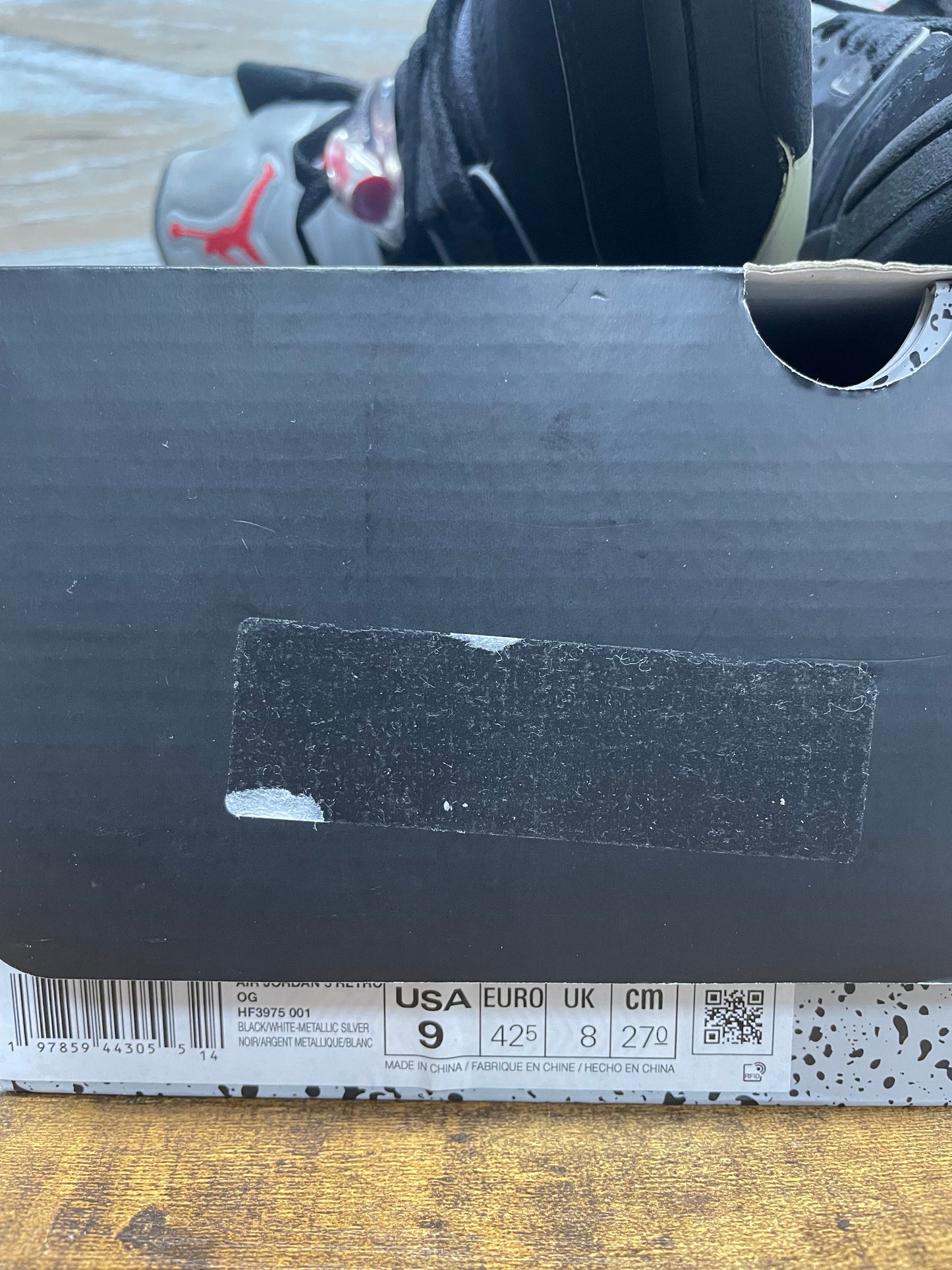 Air Jordan 5 Retro OG Black Metallic Reimagined 9