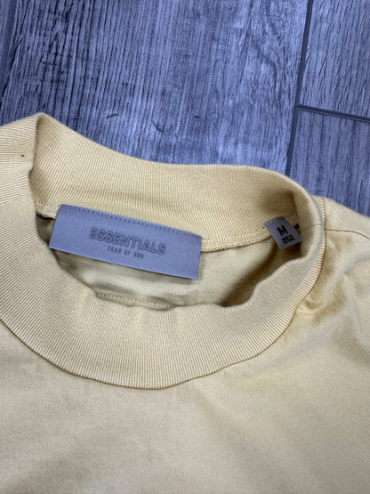 Essentials Canary Yellow Tee Size M (Fits oversized)