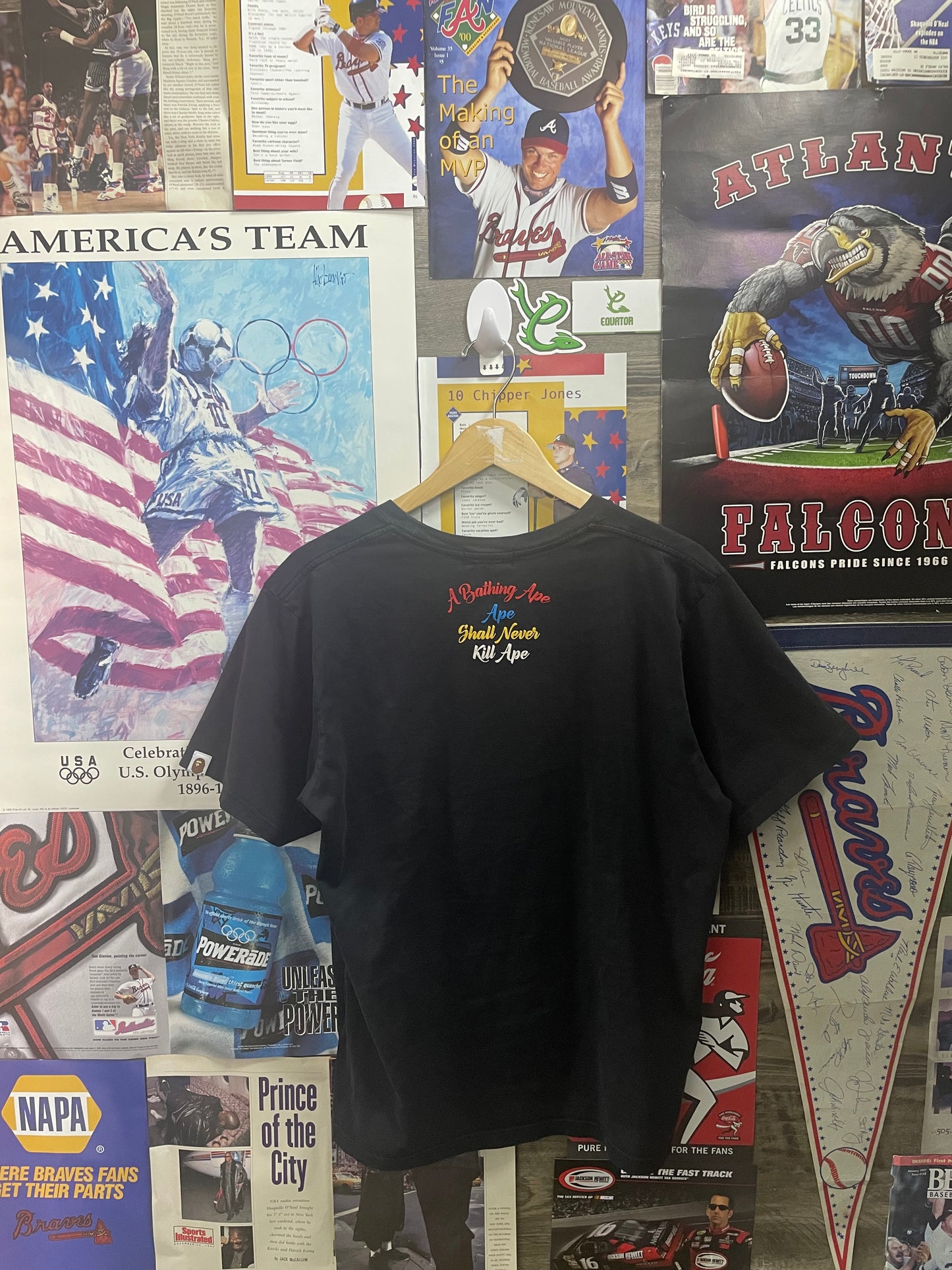 Bape Multicolor College Tee L