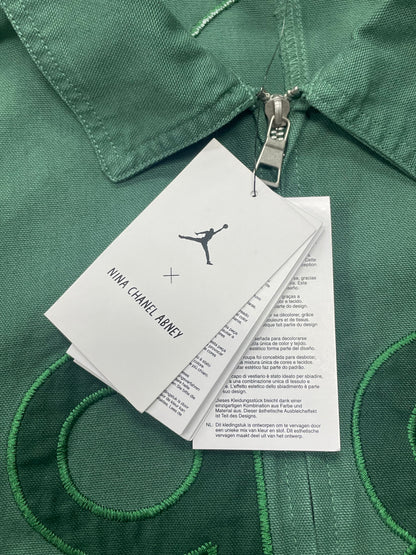 L - Nina Chanel Abney X Jordan Jacket Green