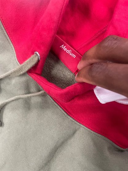 Supreme Contrast Hooded Sweatshirt M