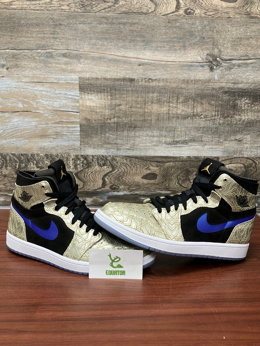 Nike Air Jordan 1 Zoom Air CMFT Gold Laser Size 10