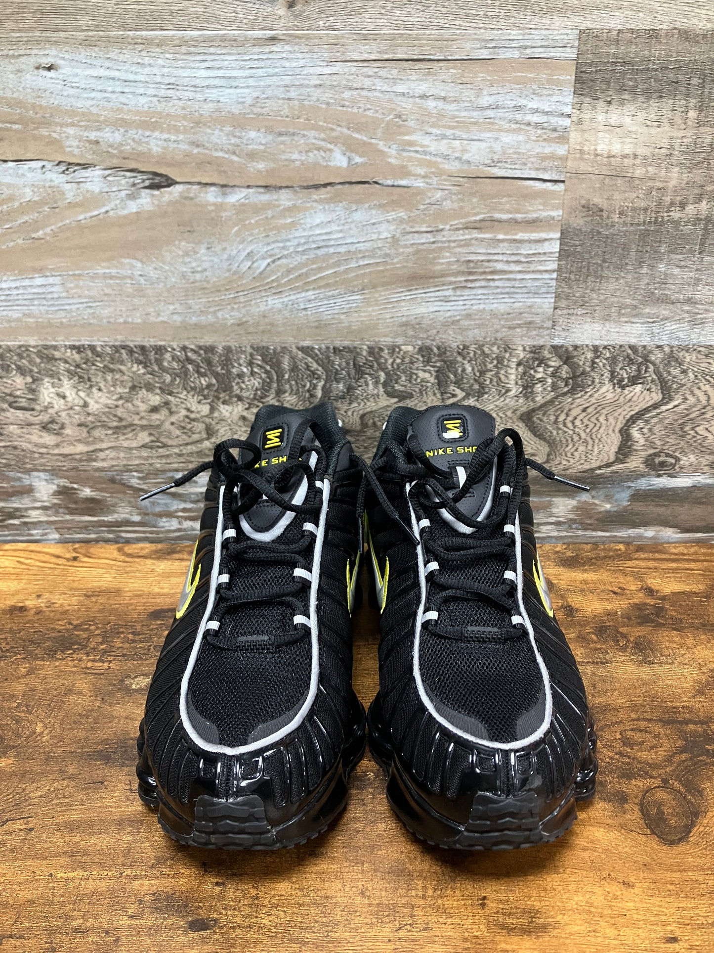 Nike Shox TL Black Dynamic Yellow 11.5