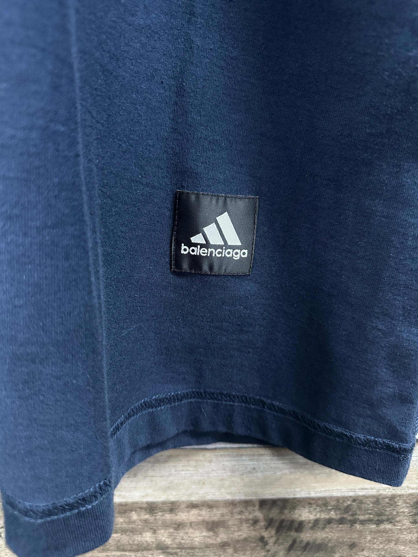 XL - Balenciaga Adidas Navy Tee