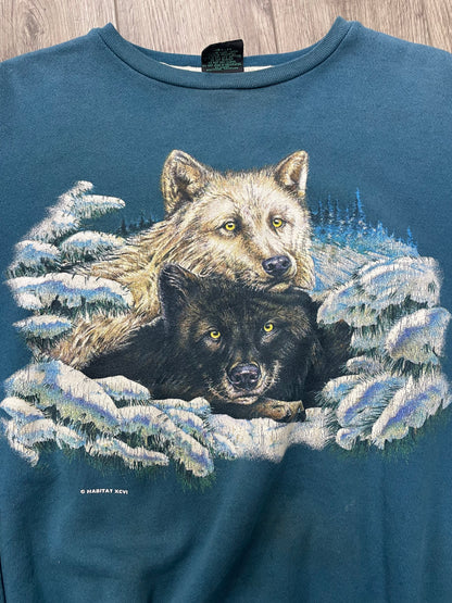 Vintage Wolves Crewneck XXL