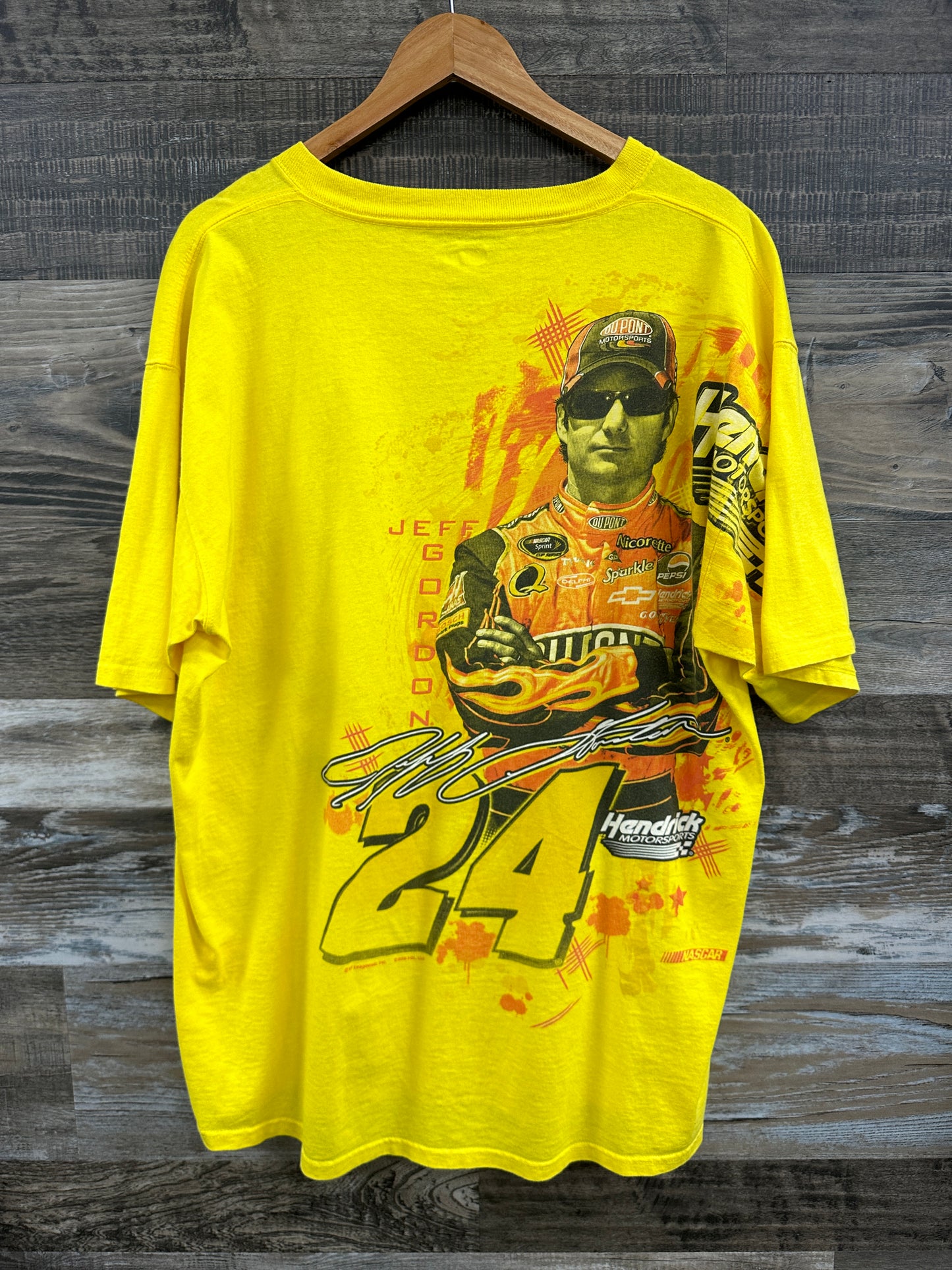 Jeff Gordon NASCAR AOP Tee Size XL