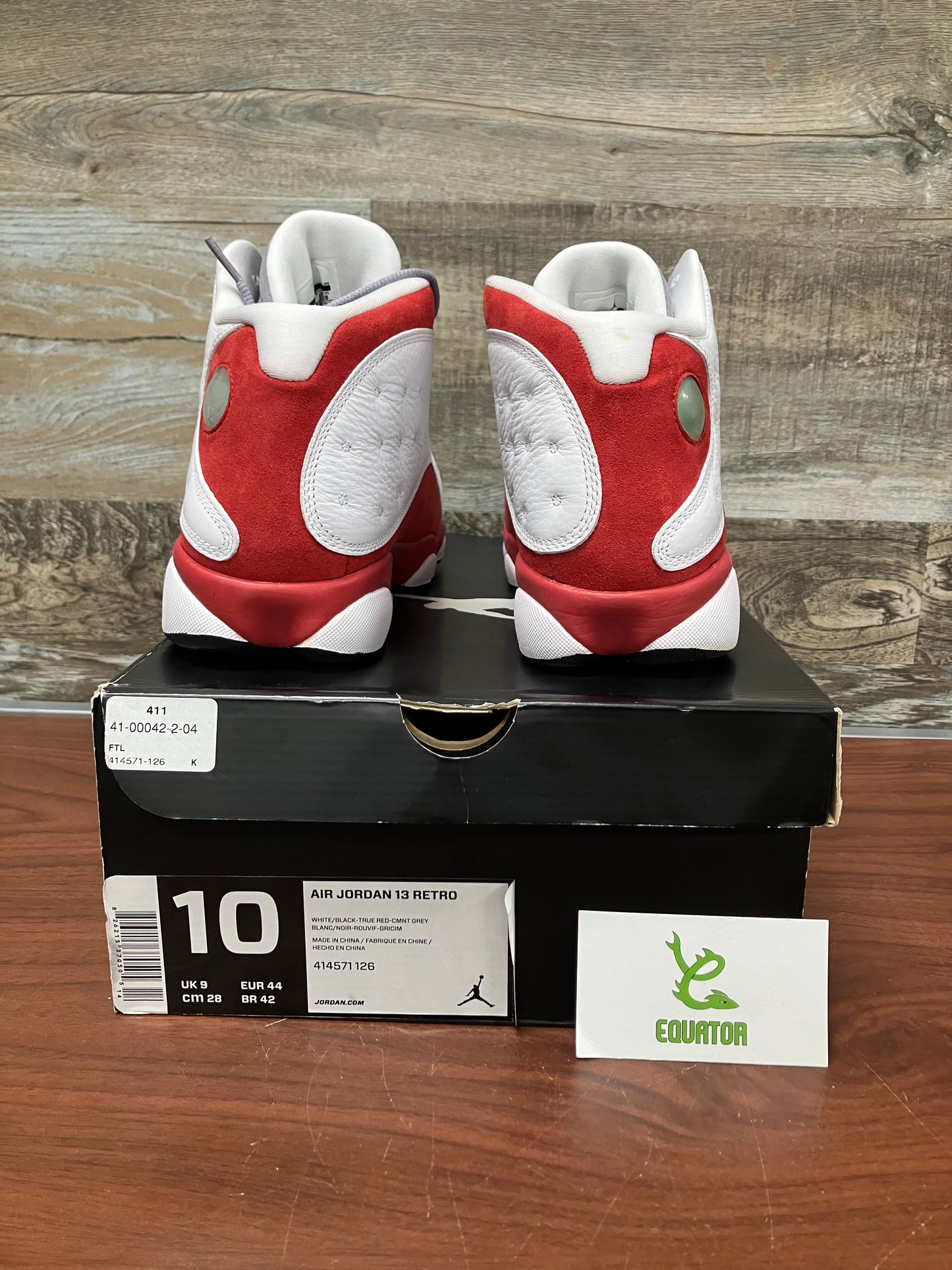 Air Jordan 13 Grey Toe Size 10