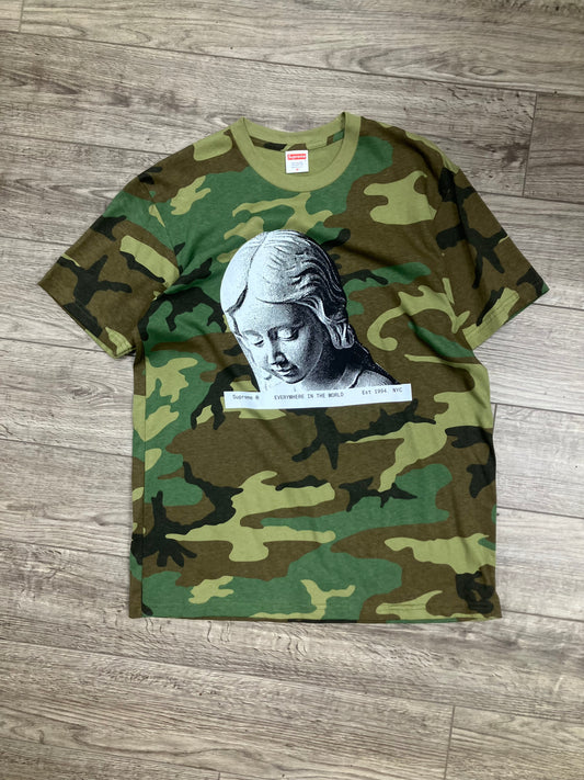 Supreme Camo Dead Presidents Tee Sz M