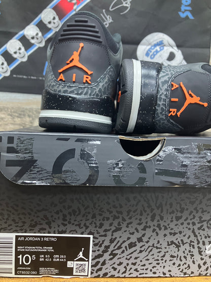 Nike Air Jordan 3 Retro Fear 10.5