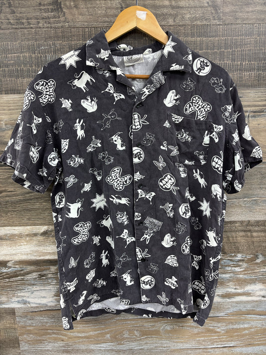 L- Hysteric Glamour Animal Button Shirt