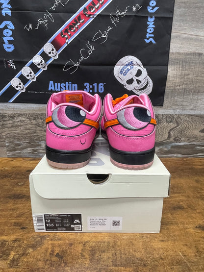 Nike Dunk Low SB Powerpuff Girls Pink Blossom Size 12