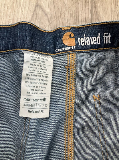 Carhartt Cut Hem Carpenter Jeans 34x30