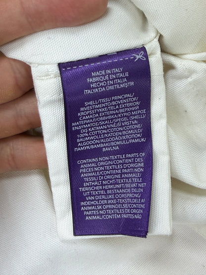 M - Ralph Lauren Purple Label Fireman Clasp White Jacket