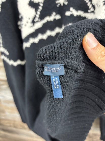 XL- Polo Vintage Ski V neck Sweater