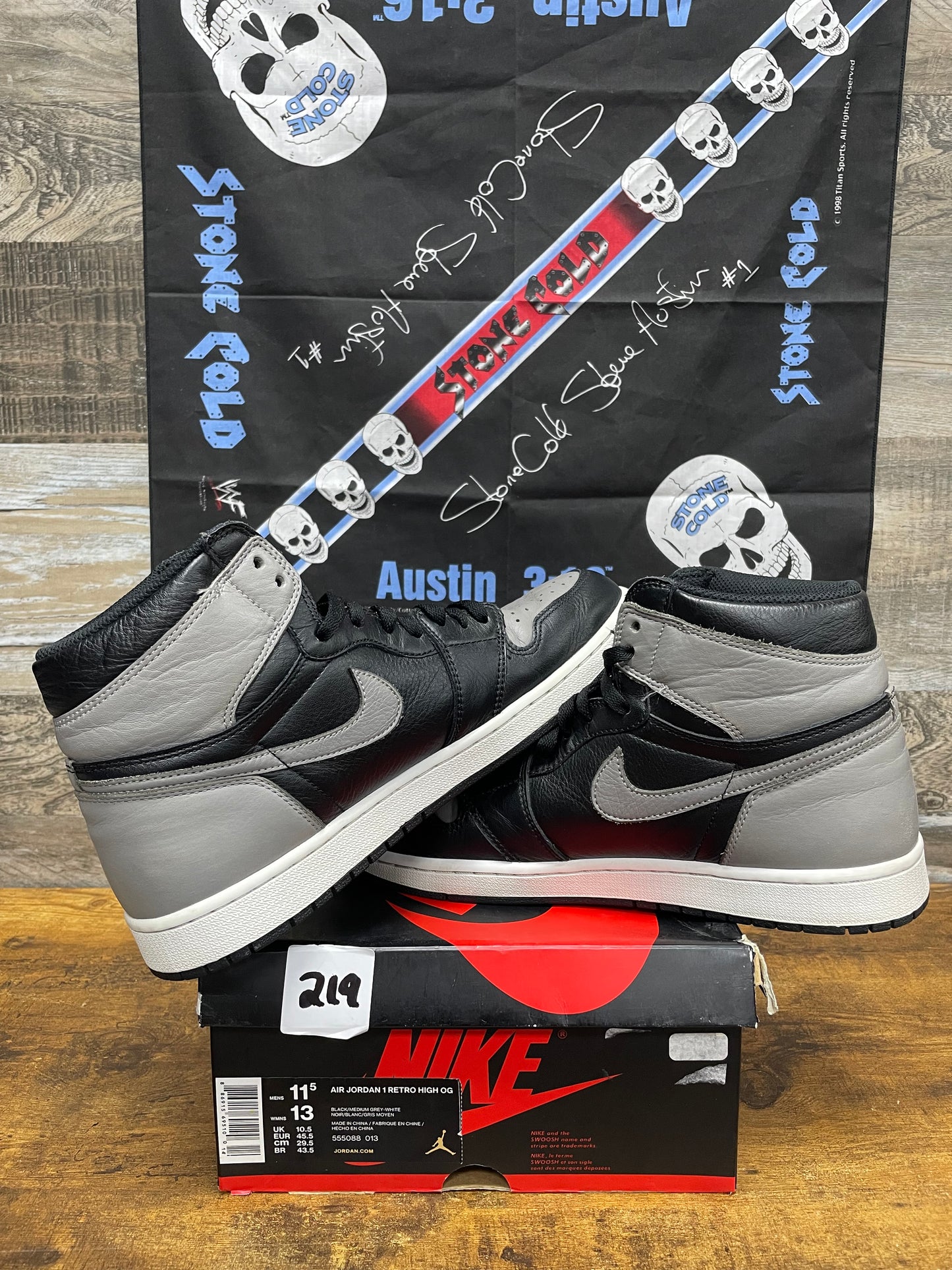11.5 - Nike Air Jordan 1 Retro High OG "Shadow" sneakers