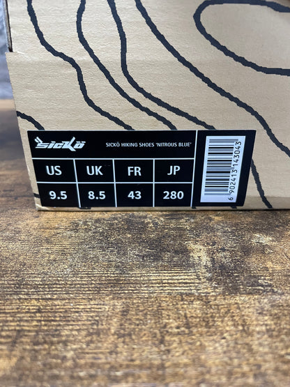 9.5 - xVESSEL x Sickö Hiking Shoes Nitro Blue