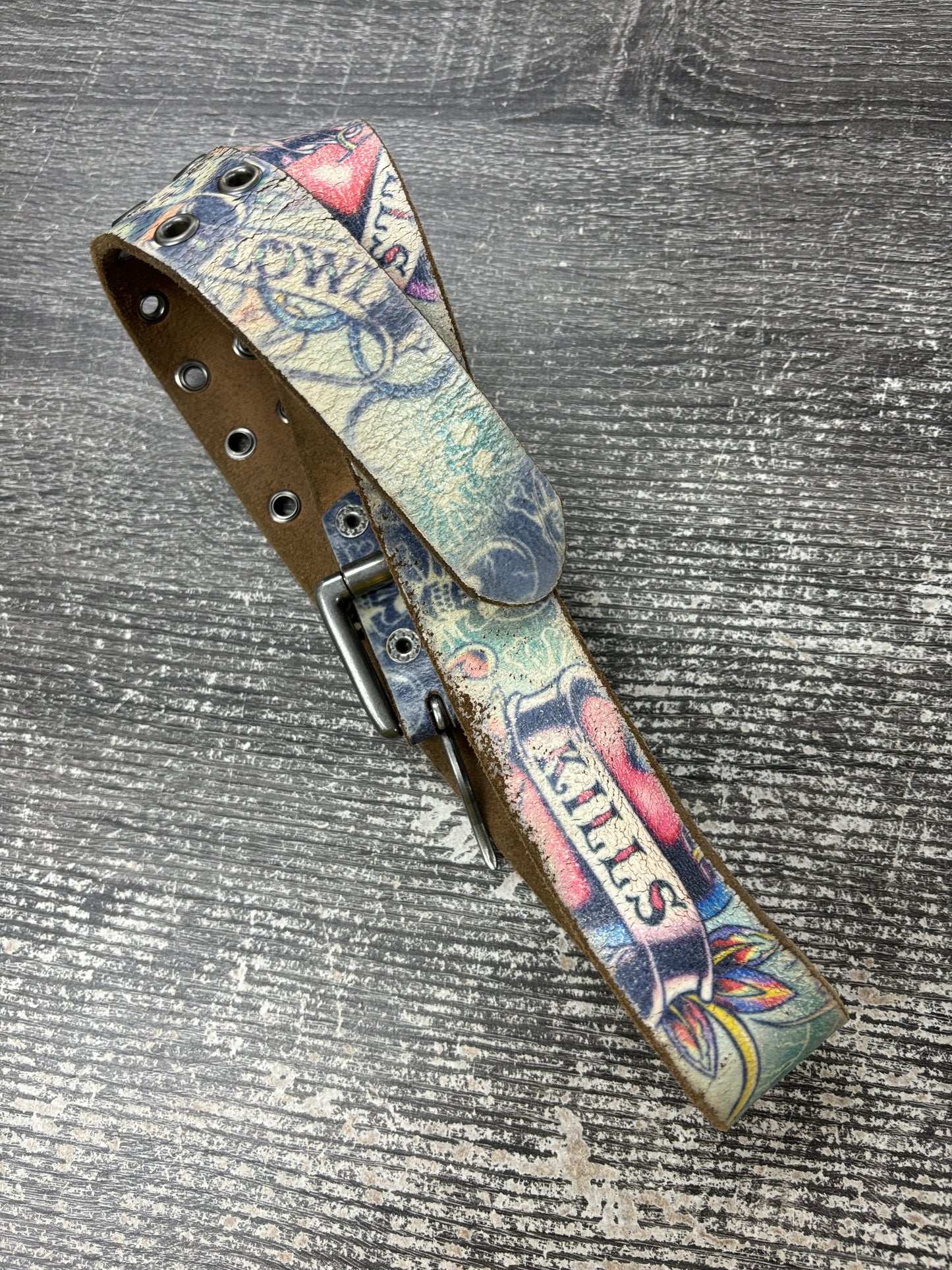 Vintage Ed hardy belt 34