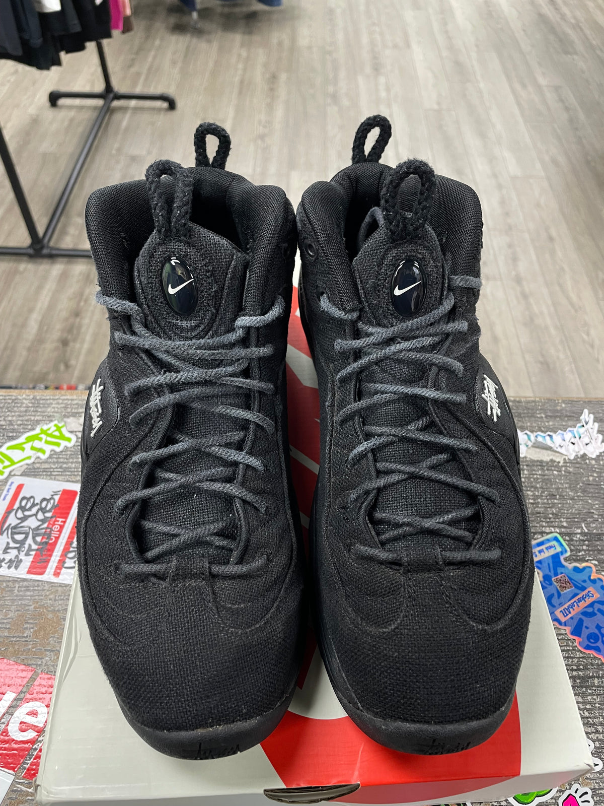10.5 - Nike Air Penny 2 Stussy Black