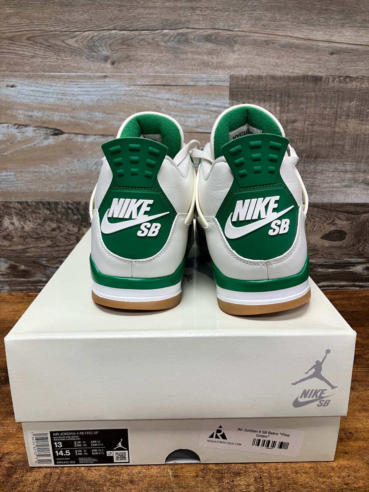 Jordan 4 SB Pine Green Size 13