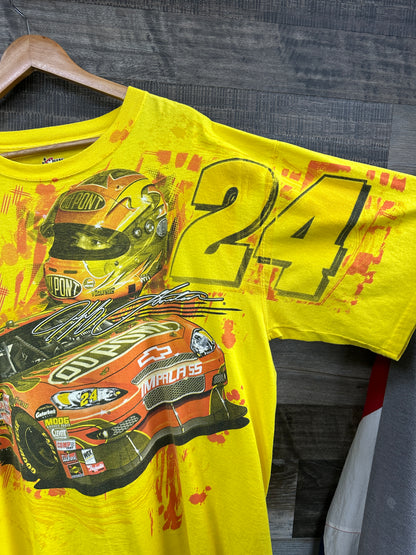 Jeff Gordon NASCAR AOP Tee Size XL