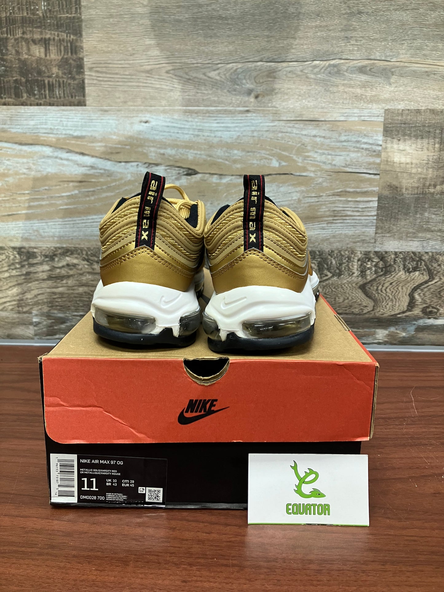 Air Max 97 Golden Bullet 23’ Size 11