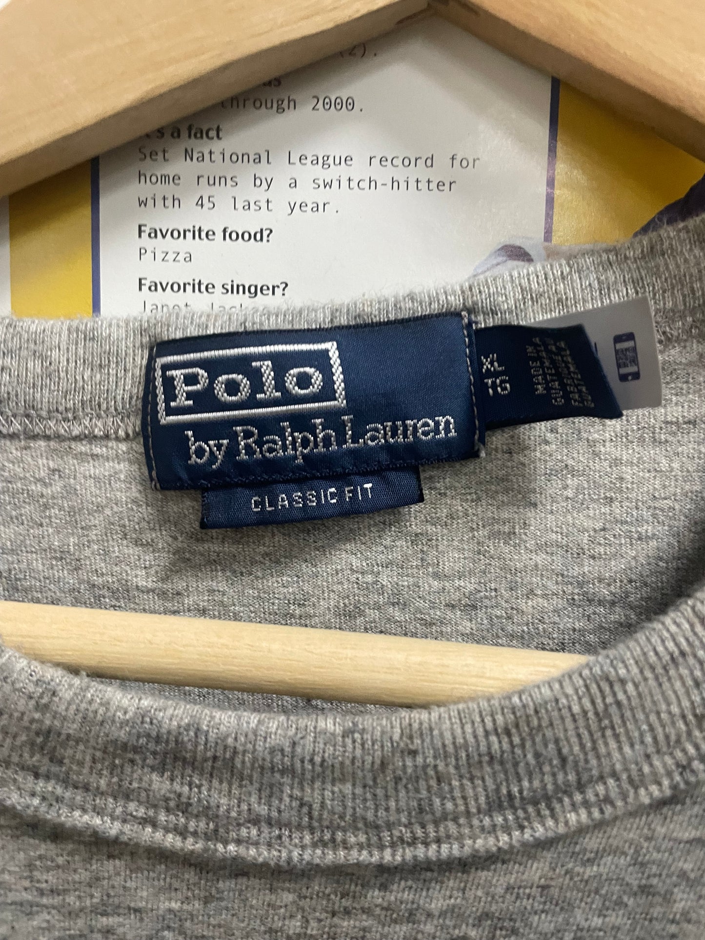 XL - Vtg Polo Ralph Lauren Athletic Department t-shirt