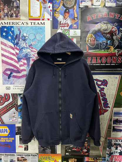 L - Carhartt Zip Up hoodie