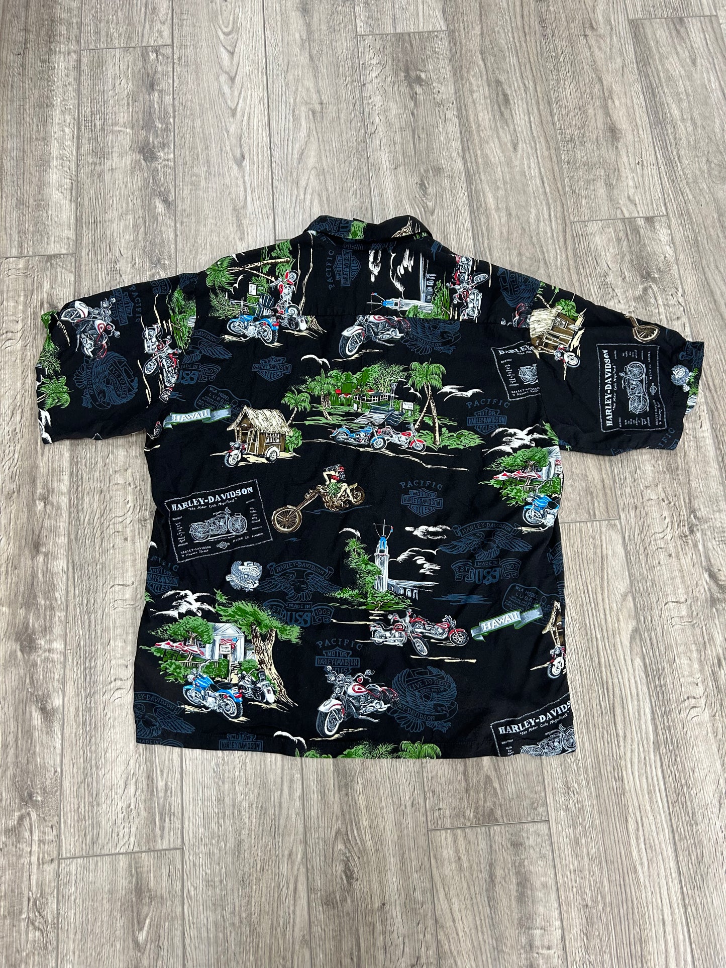 Harley Davidson Hawaii Button up size XL