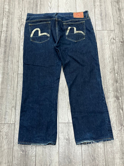 Evisu Dark Wash “Genes” Size 38x31